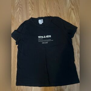 Vero Moda Black graphic T-Shirt